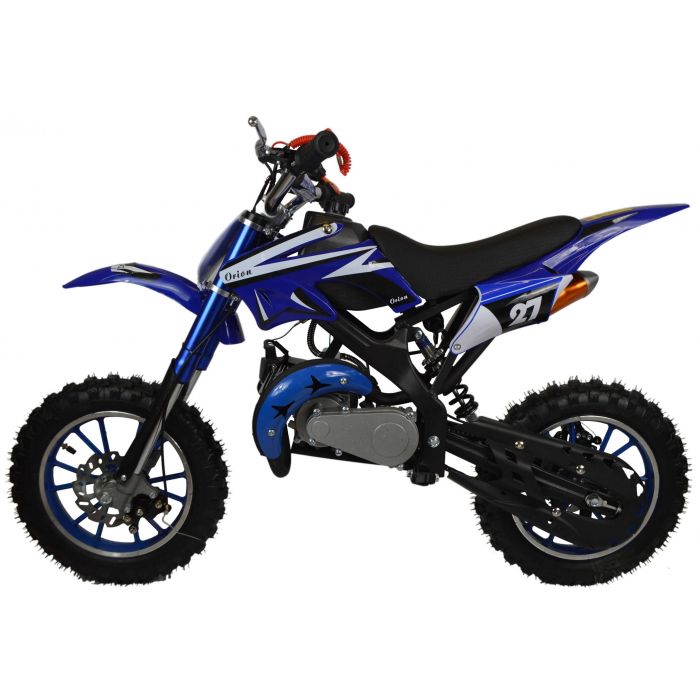 værktøj backup spids Zipper 50cc benzin mini børn snavs motorcykel - Blå